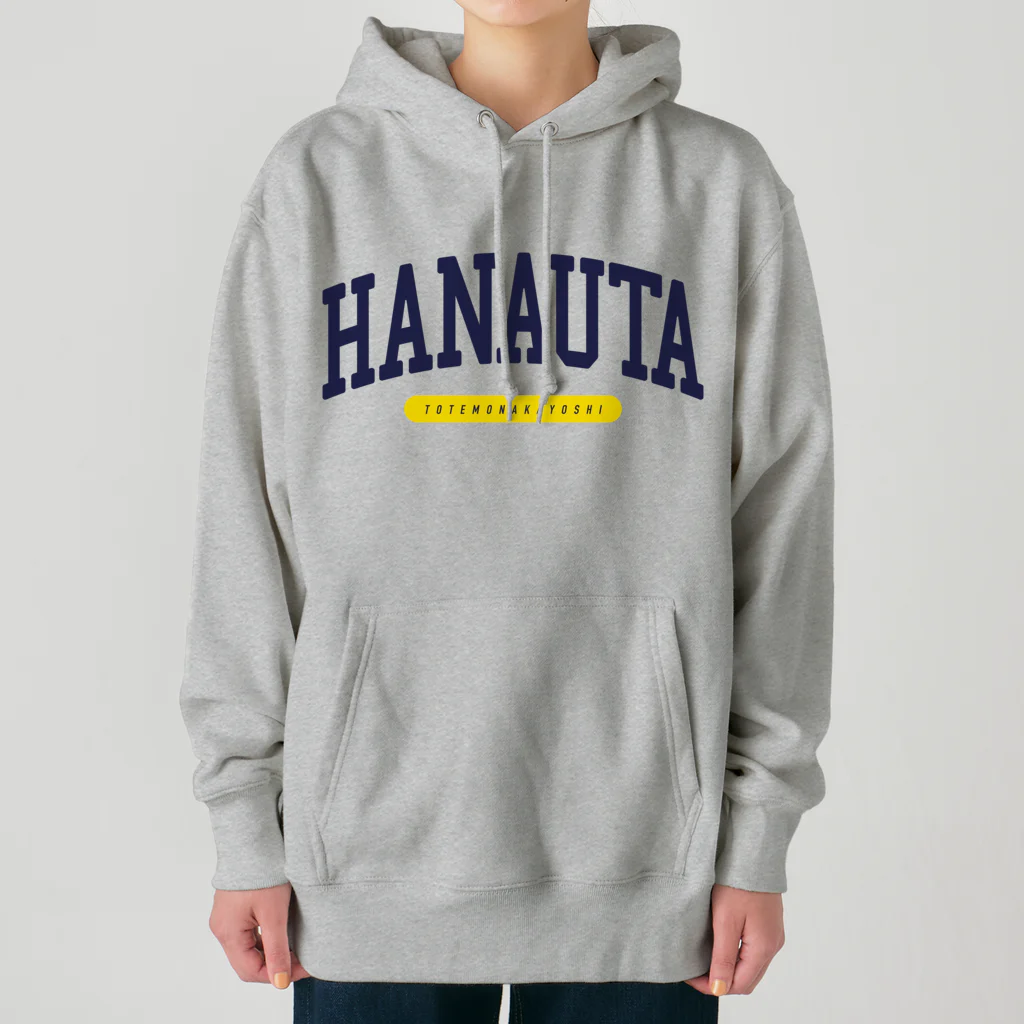 hanautaのCOLLEGE NAVY ヘビーウェイトパーカー