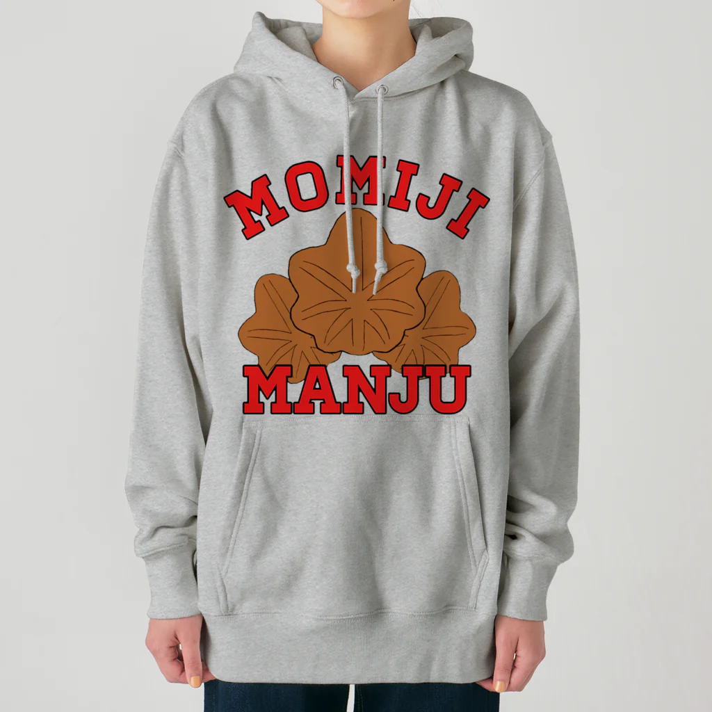 ヘンテコデザイン専門店　SYUNLABOのMOMIJI MANJU Heavyweight Hoodie