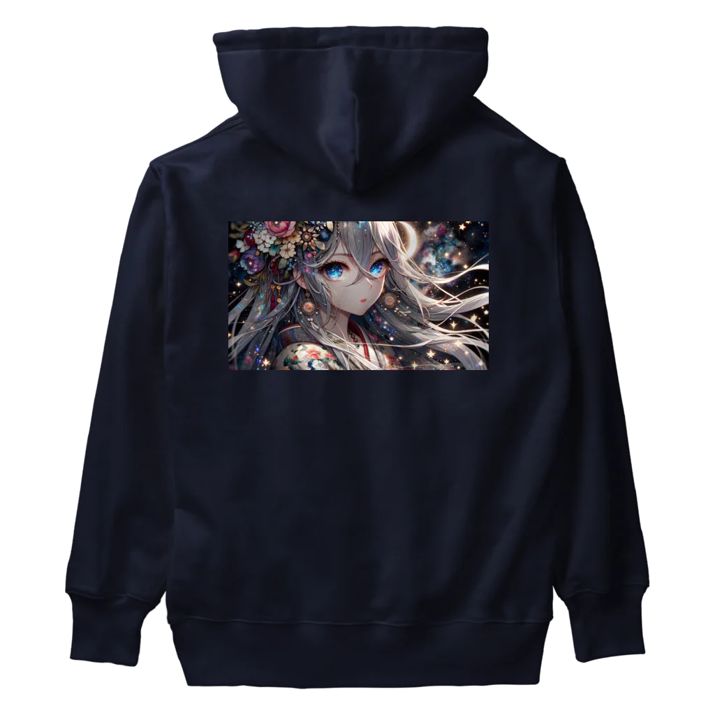 Sesilionの月下の神秘的な夜 Heavyweight Hoodie