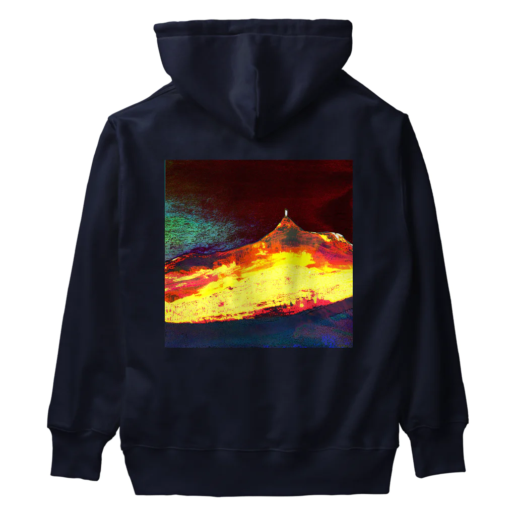 水草の火口の夜 Heavyweight Hoodie