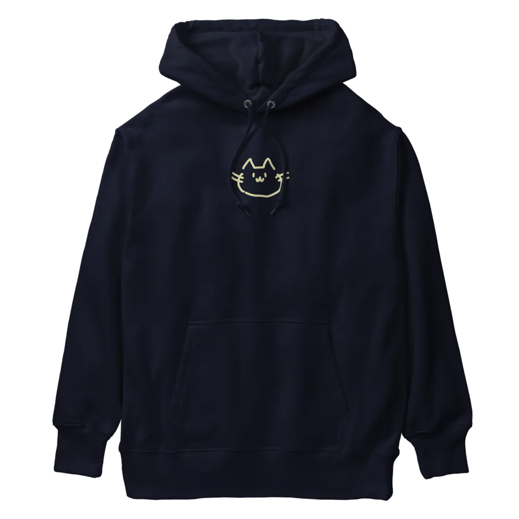 すずすずめのゆるねこ（ゆるどうぶつシリーズ） Heavyweight Hoodie