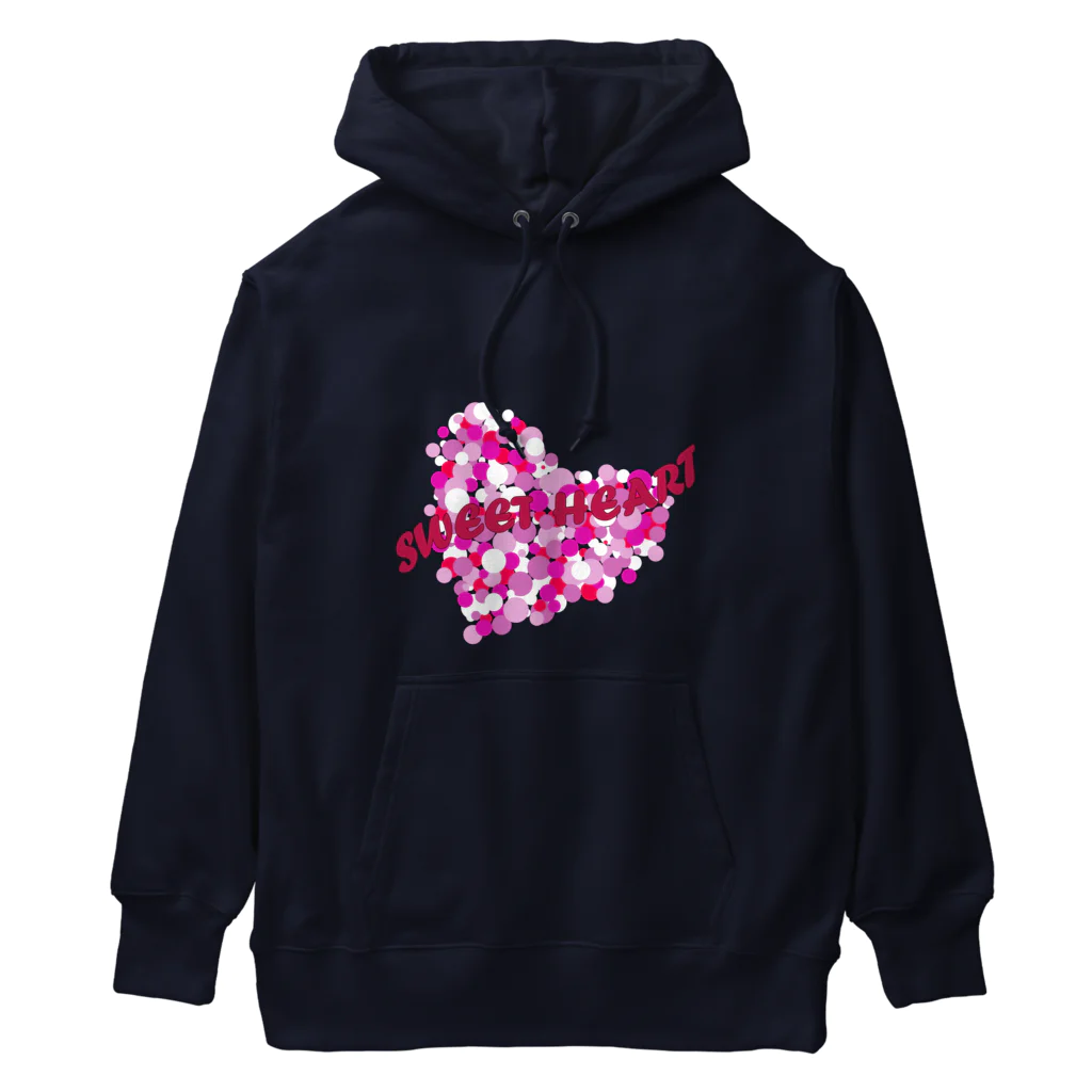 MZグラフィックスのスイートハート　ピンク Heavyweight Hoodie