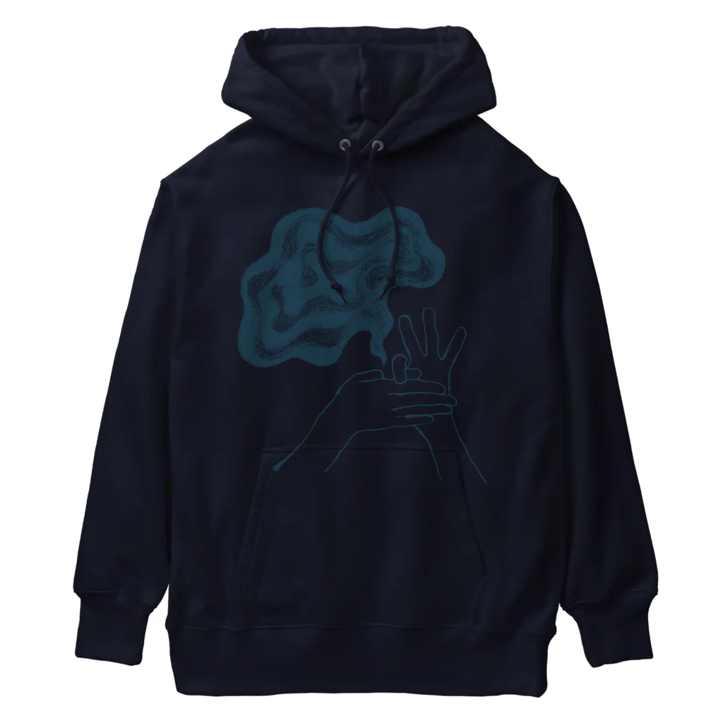 北風のゼリーのモヤるマジック（紺） Heavyweight Hoodie