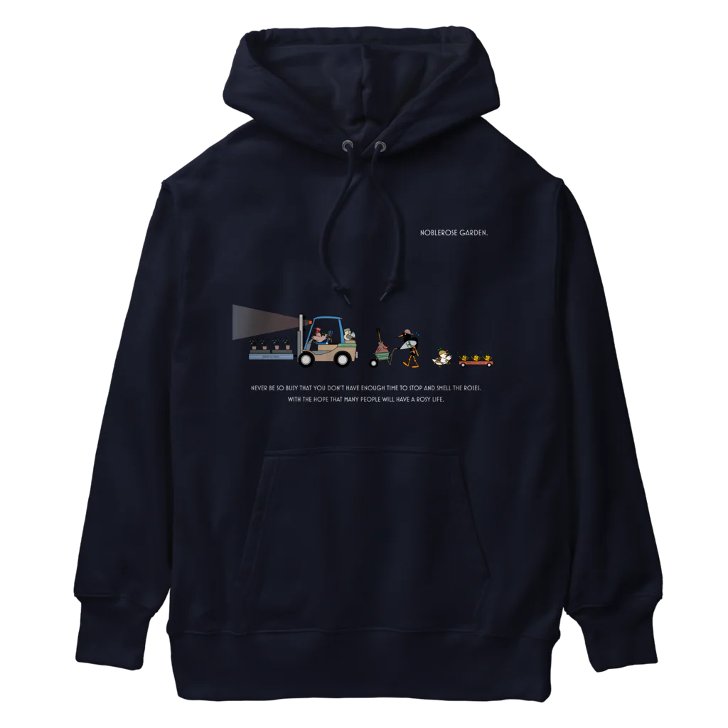 NOBLEROSEGRAFFITIのNRG.ローズメイク(WH) Heavyweight Hoodie