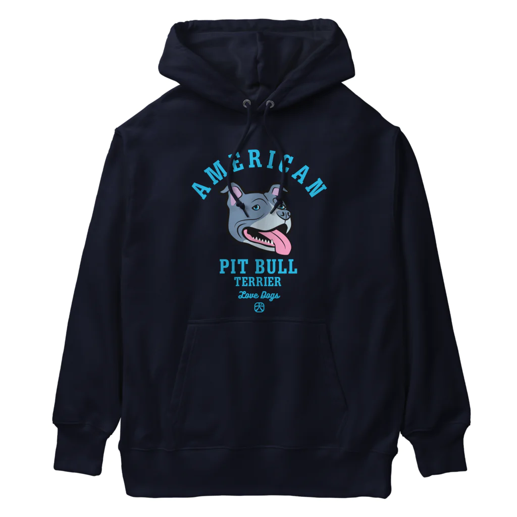 LONESOME TYPE ススのLove❤️Dogs（アメリカンピットブルテリア・青鼻） Heavyweight Hoodie