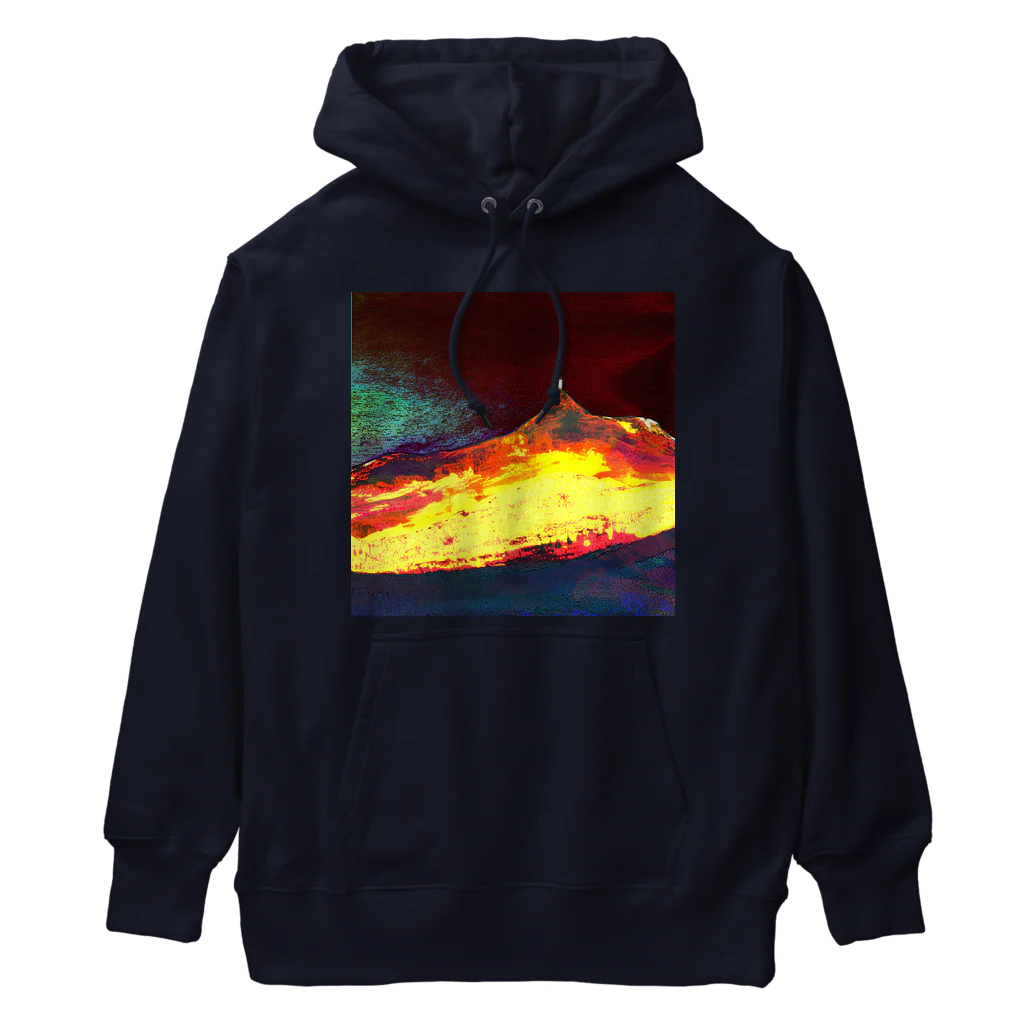 水草の火口の夜 Heavyweight Hoodie