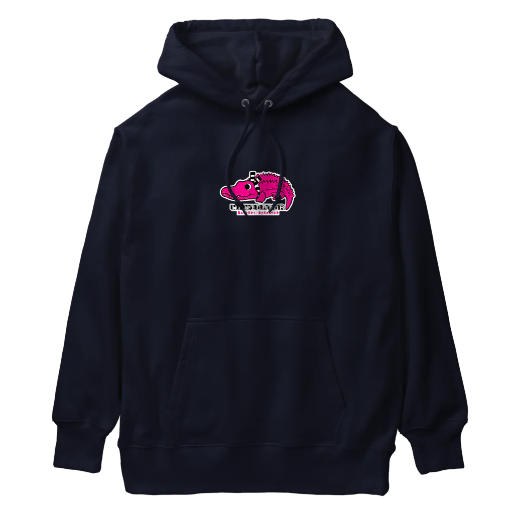 loveclonesのワニくん ピンク 0624 WANIGATOR ロゴ Heavyweight Hoodie