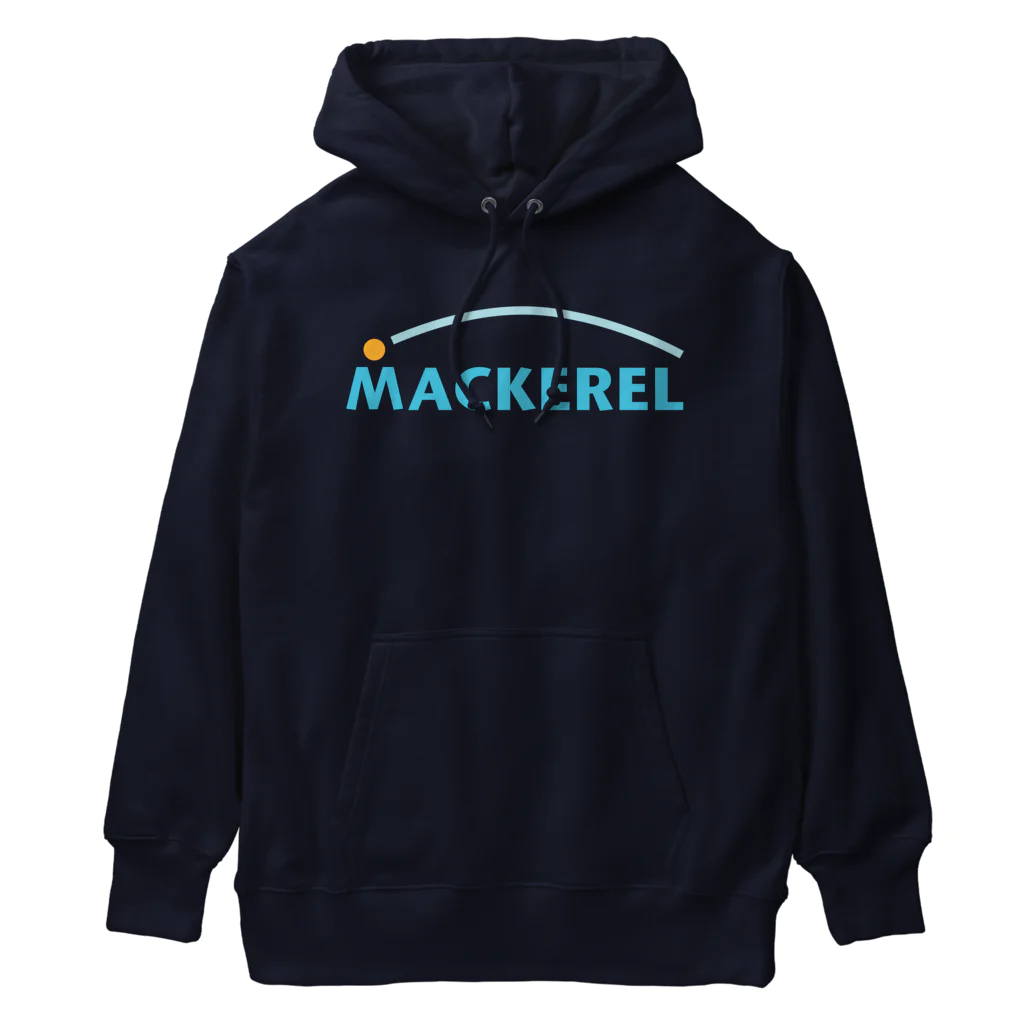 MACKEREL WATER POLOのMACKEREL（シンプルロゴ）片面プリント Heavyweight Hoodie