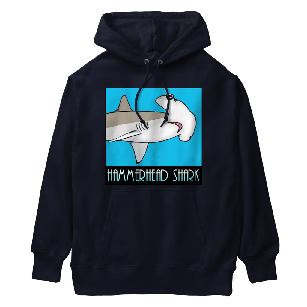 LalaHangeulのHammerhead shark(撞木鮫) Heavyweight Hoodie