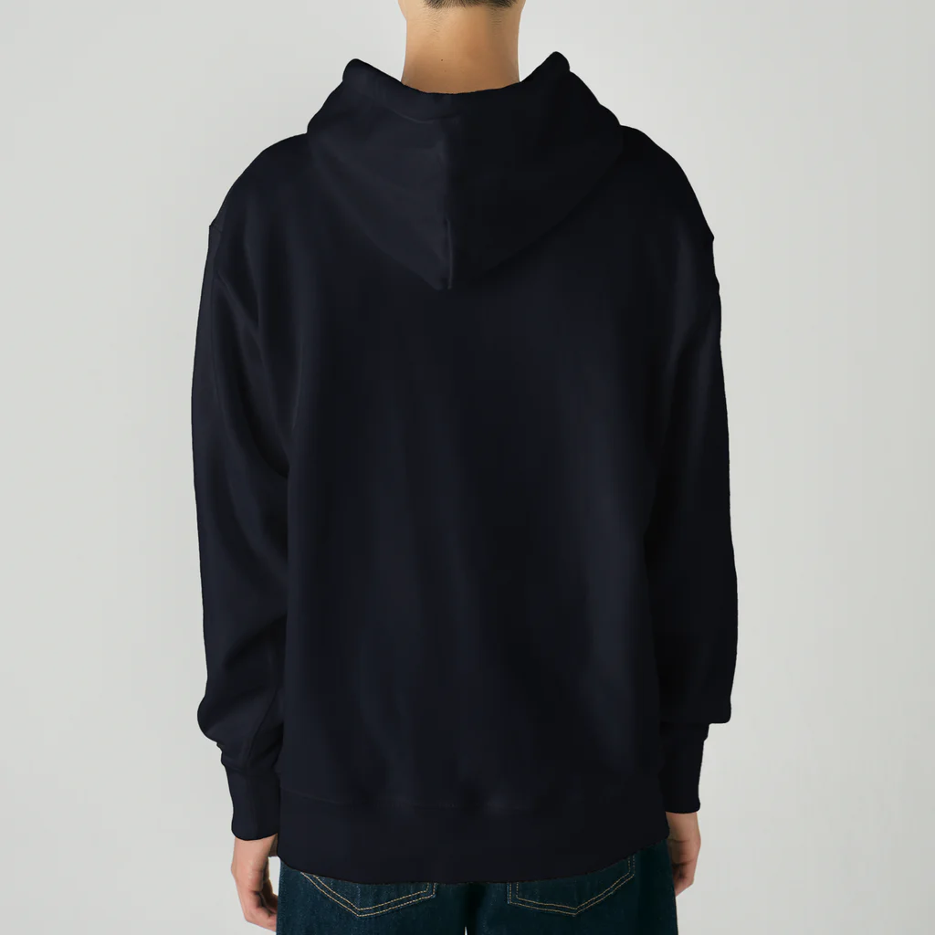 MrKShirtsのShika (シカ) 白デザイン Heavyweight Hoodie