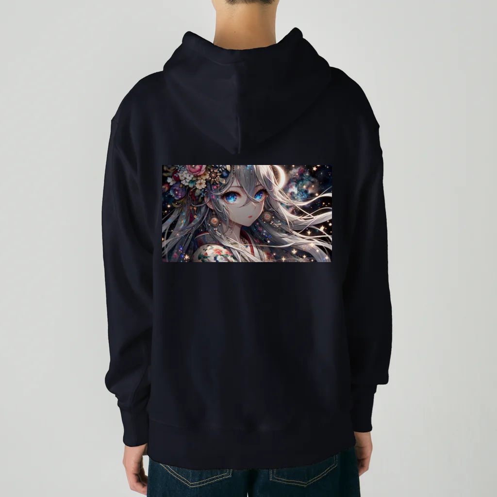 Sesilionの月下の神秘的な夜 Heavyweight Hoodie