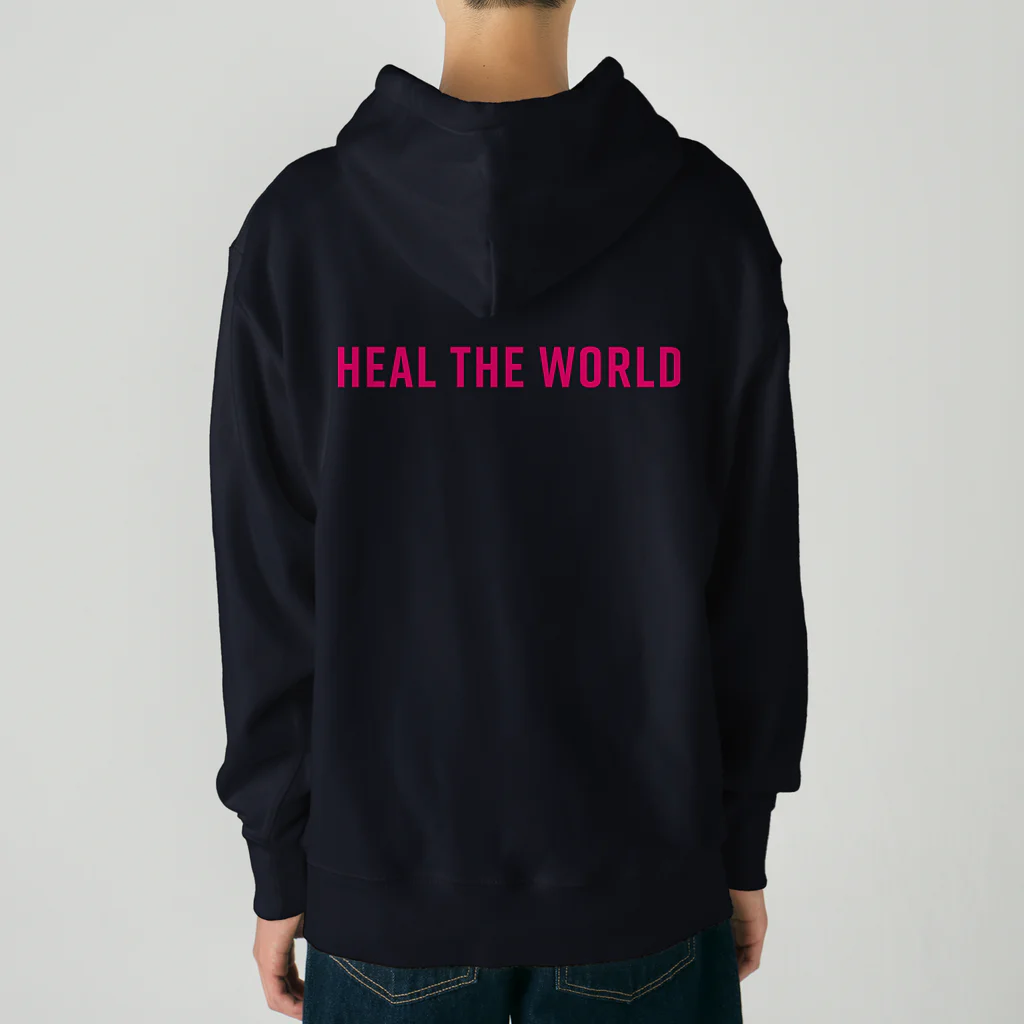 GreenCrystalのHeal the world Heavyweight Hoodie