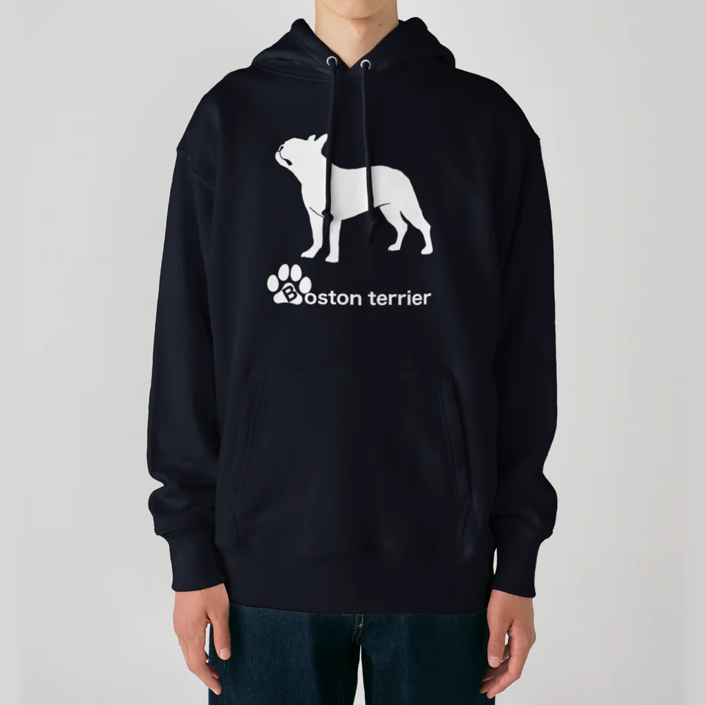 bow and arrow のボストンテリア Heavyweight Hoodie