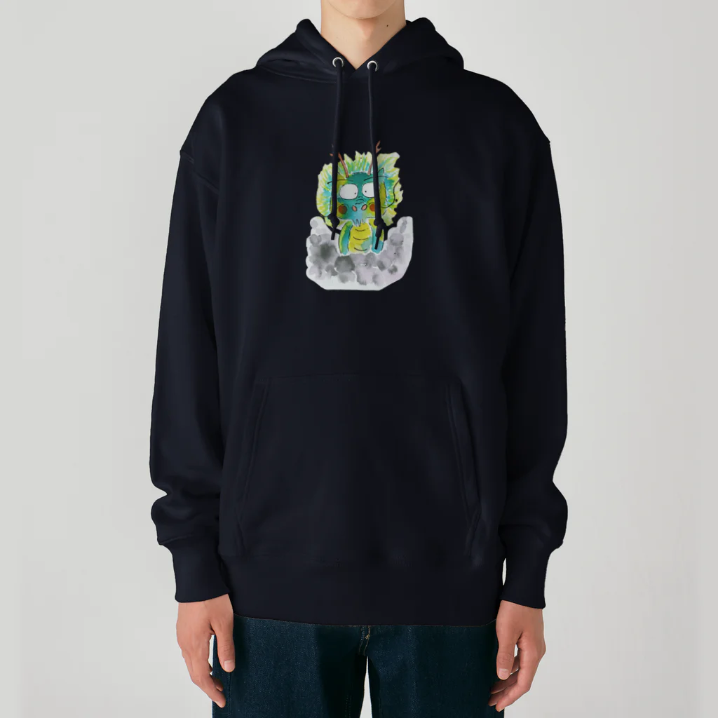 みゆ左衛門の見習い龍神さま🐉 Heavyweight Hoodie