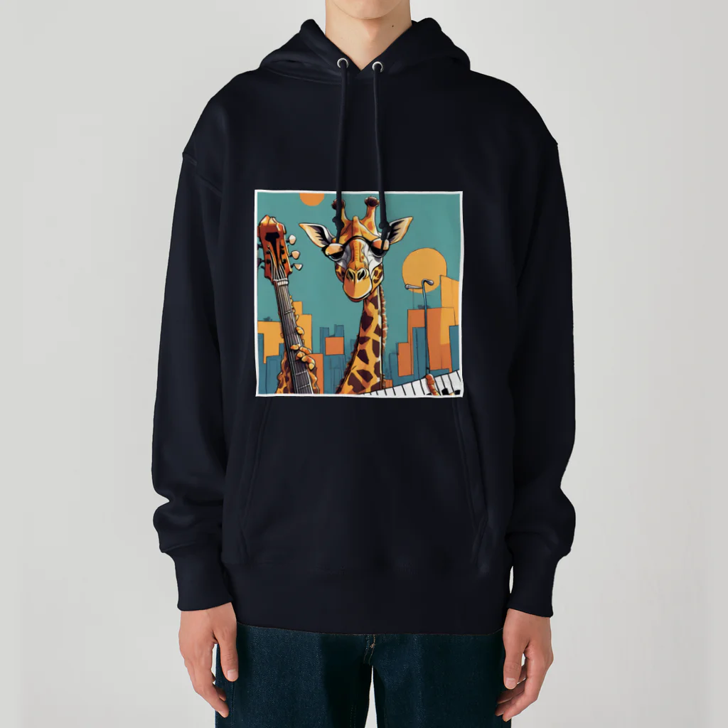 shigeグッズ工房のジャズジラフ Heavyweight Hoodie