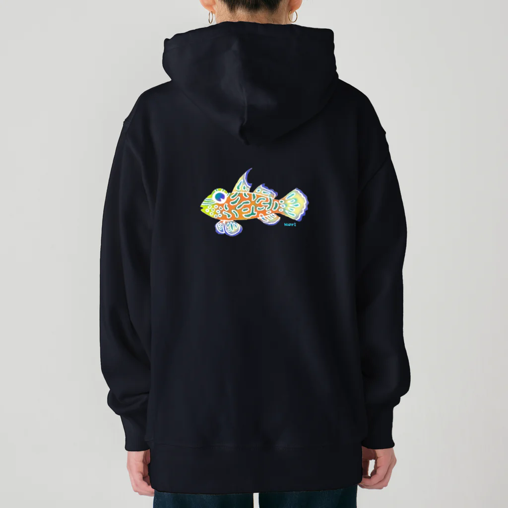 栗坊屋のマンダリンフィッシュ Heavyweight Hoodie