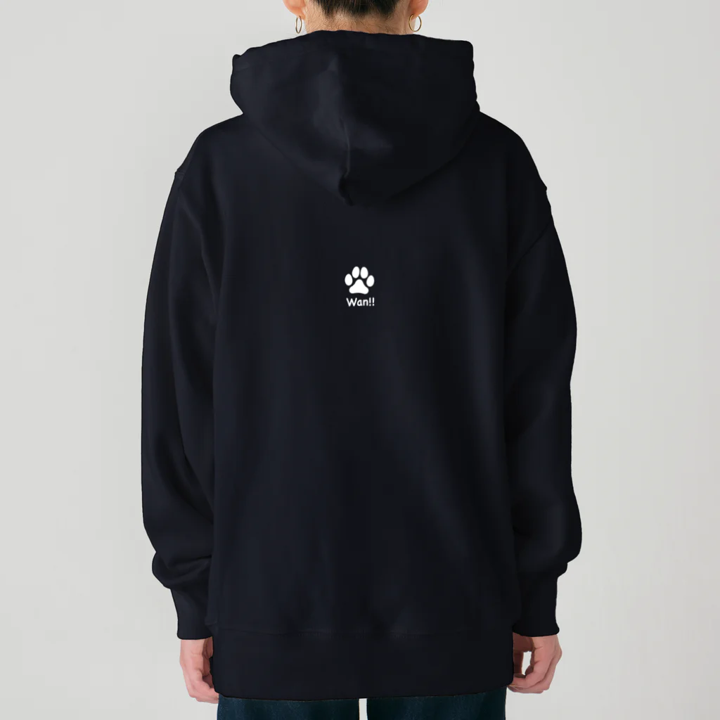 bow and arrow のボストンテリア Heavyweight Hoodie