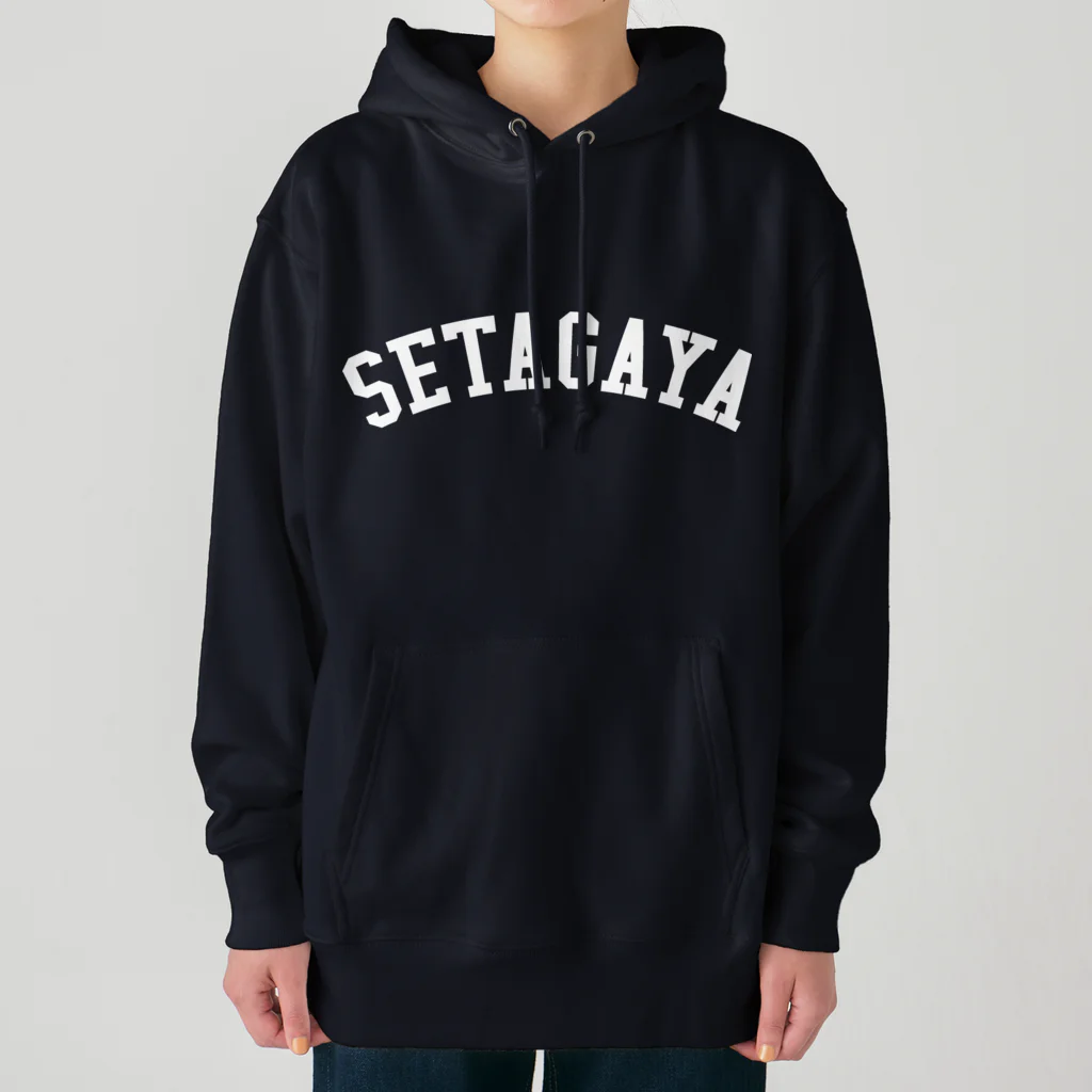 せたが屋さんの世田谷グッズ　ホワイトロゴ（setagaya item) Heavyweight Hoodie