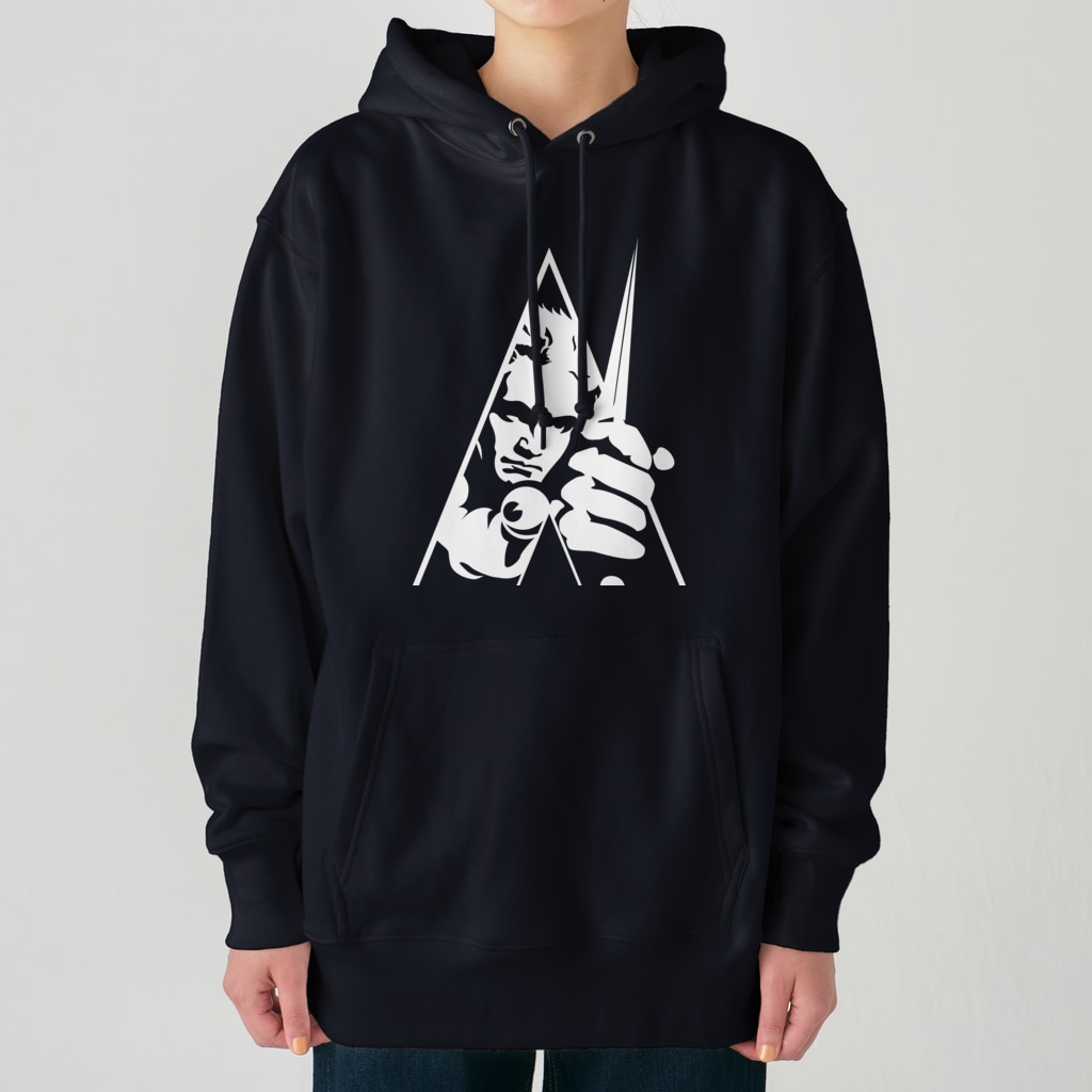 stereovisionの暴力的なベートーヴェン（名前なし） Heavyweight Hoodie
