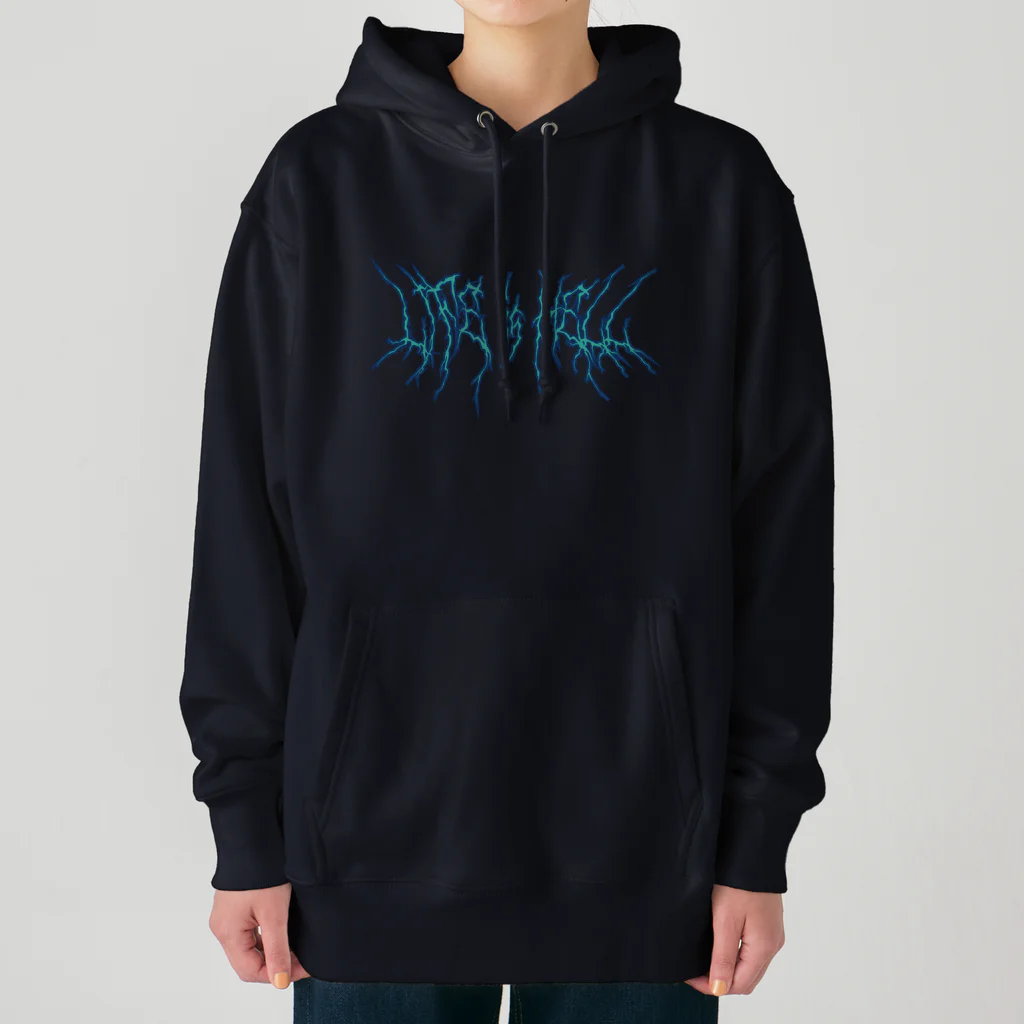 Parallel Imaginary Gift ShopのLife is Hell（Blue） Heavyweight Hoodie