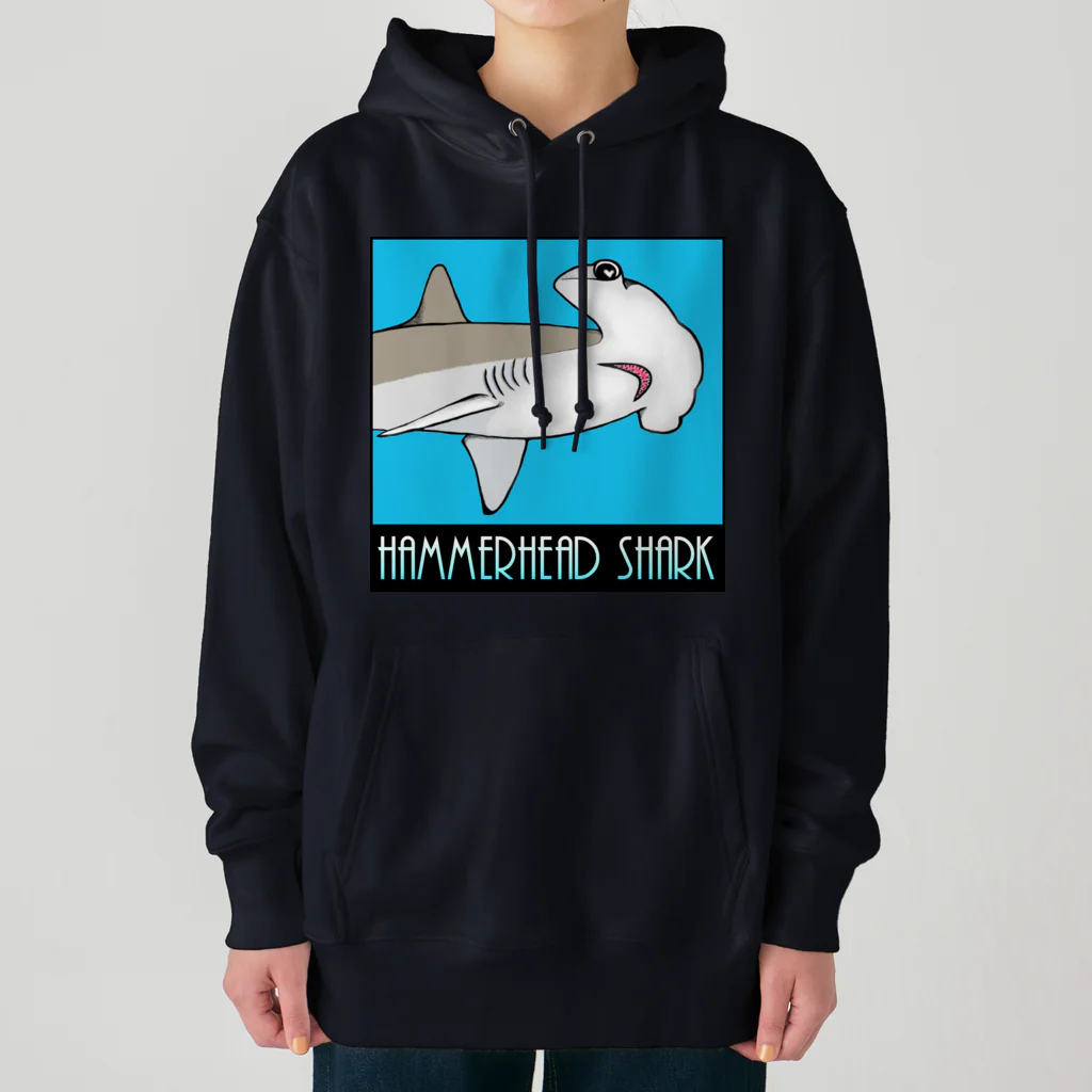 LalaHangeulのHammerhead shark(撞木鮫) Heavyweight Hoodie