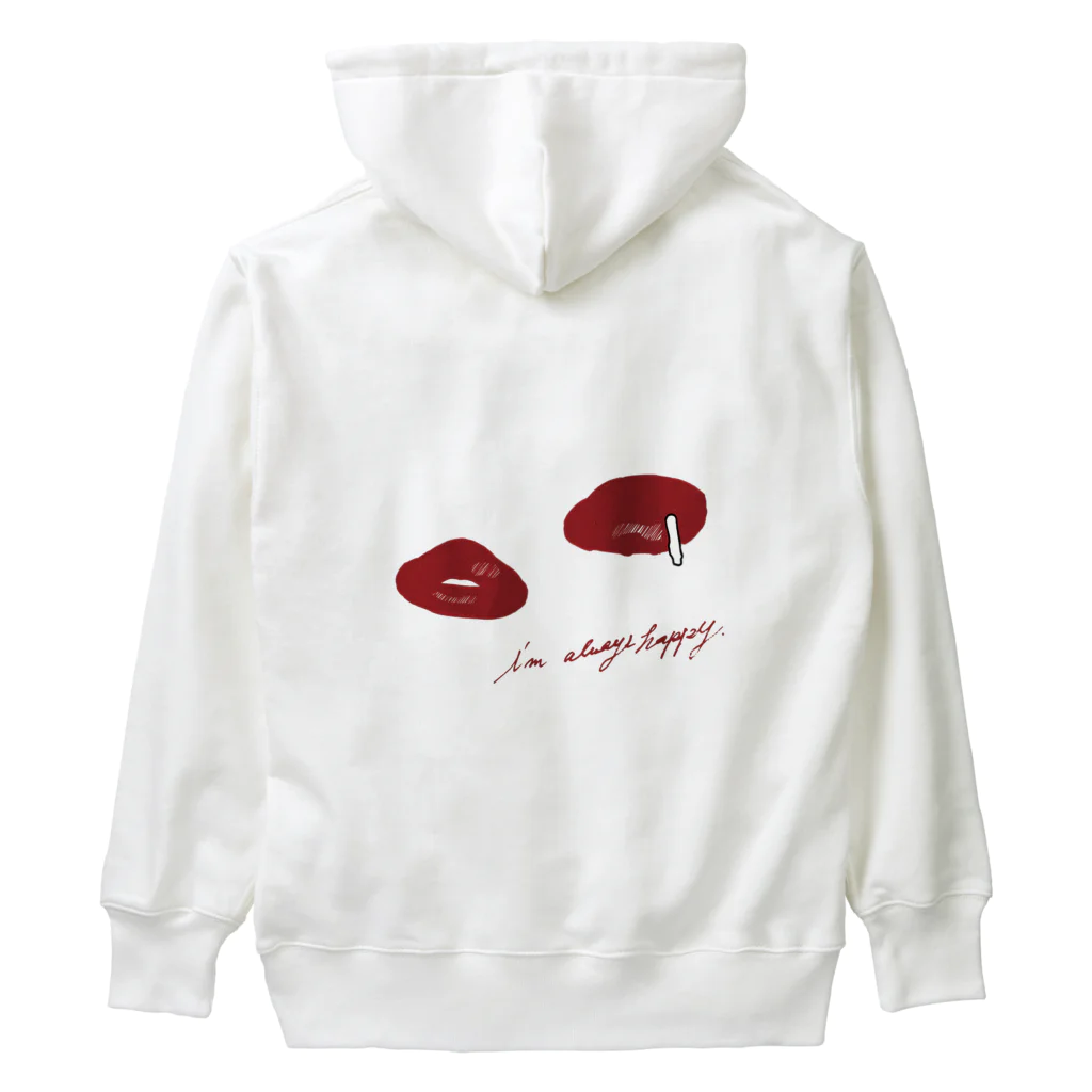 LacのI'm always happy Heavyweight Hoodie