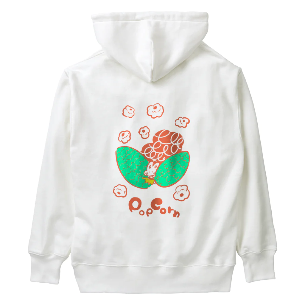 うさみみはものポプコーン Heavyweight Hoodie