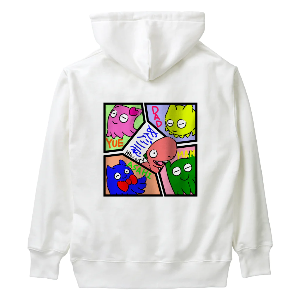 HxA paintshopのめんだこ一家 Heavyweight Hoodie