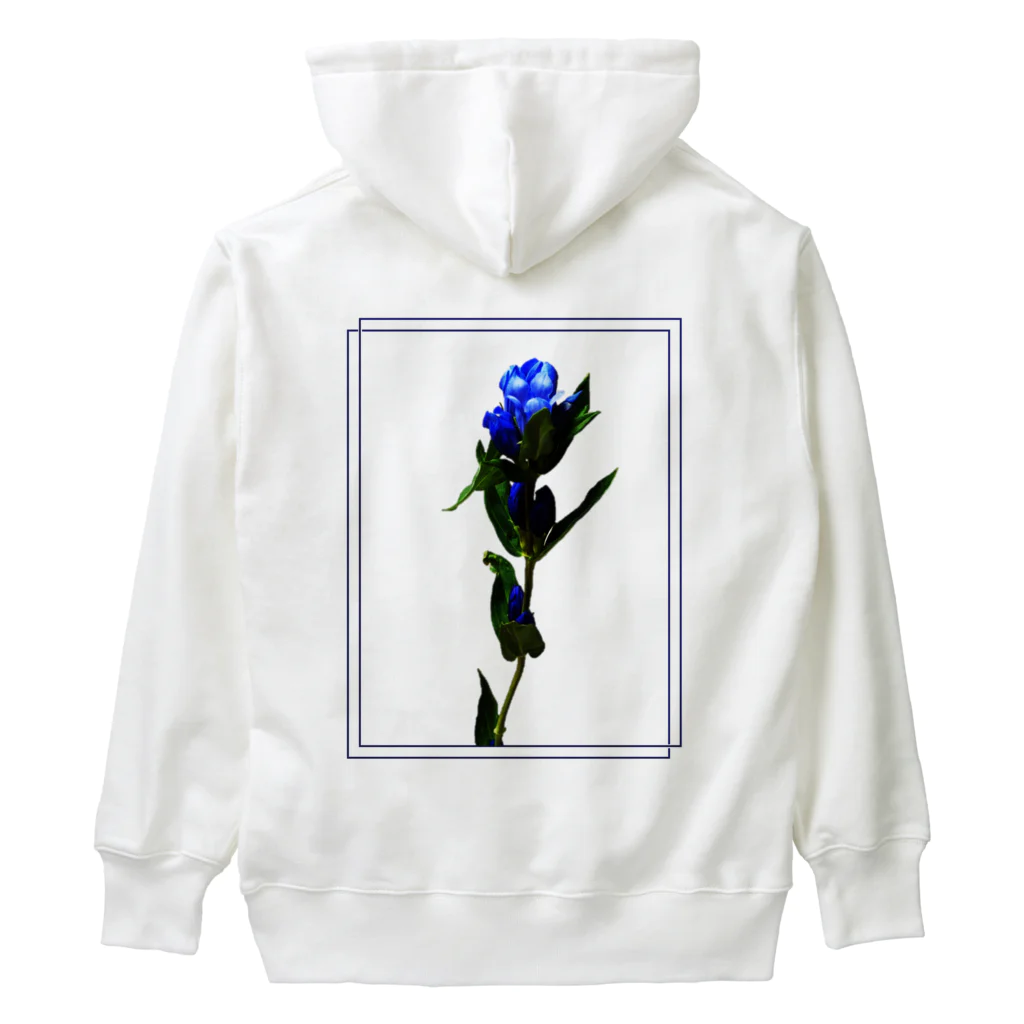 Ameoのリンドウ プリント Heavyweight Hoodie