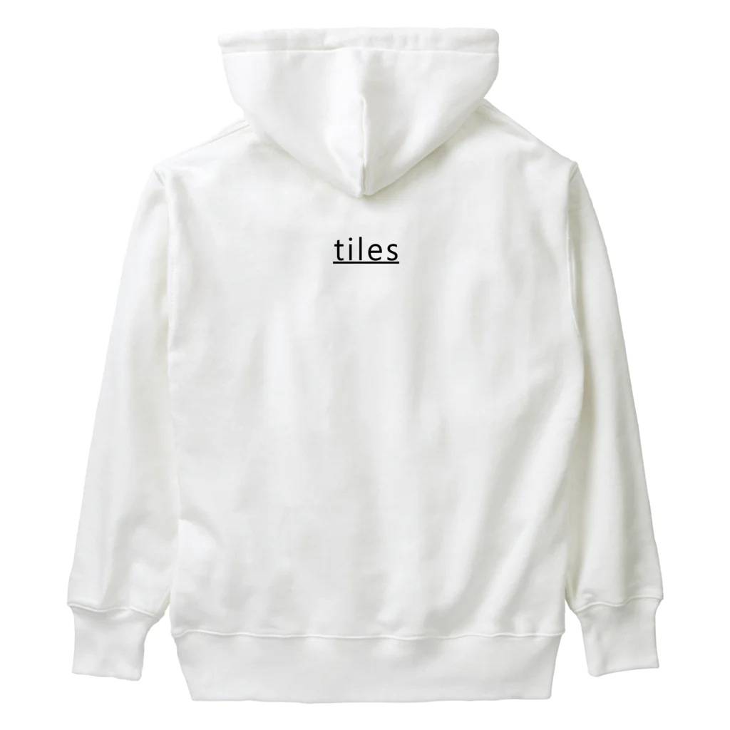 生物＝ケモノのヲ店の『tiles』Melon Heavyweight Hoodie