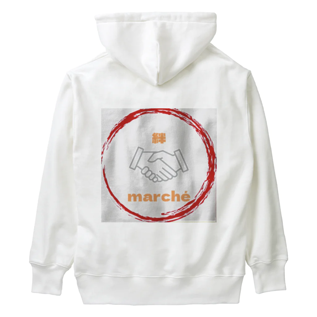 kizuna_marcheの絆marchéロゴ入り Heavyweight Hoodie