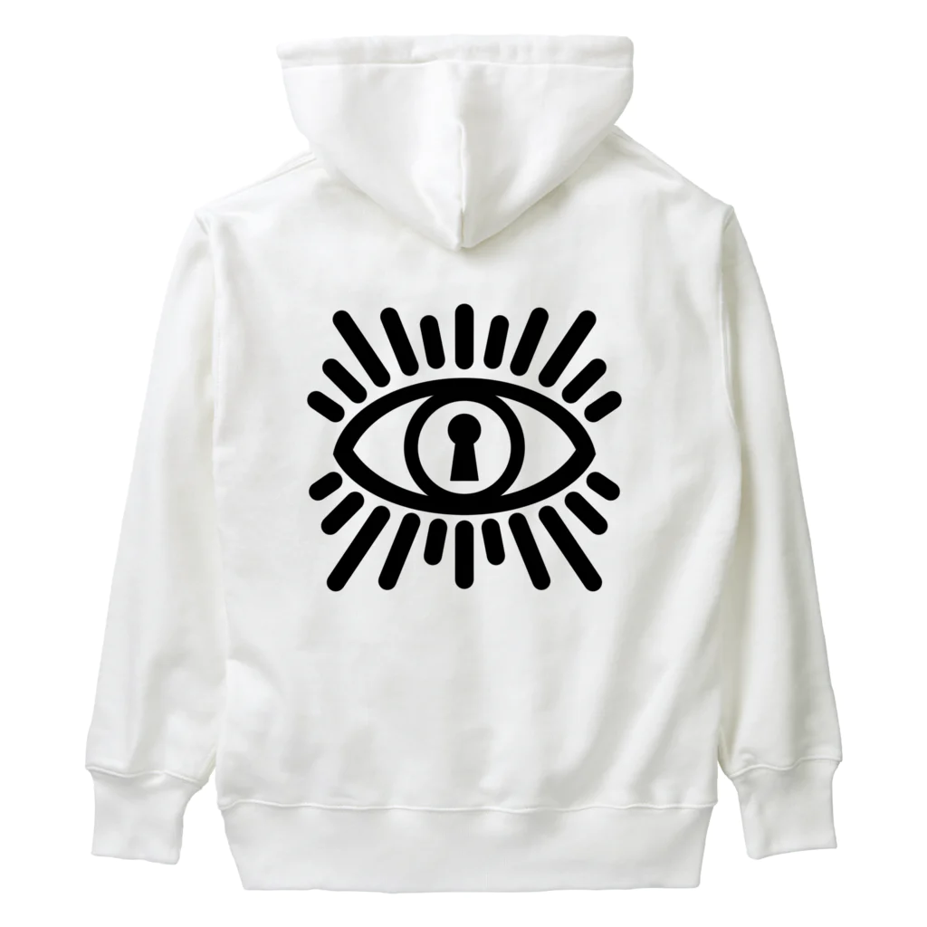 かぎあな工房のかぎあなの目 〜The keyhole’s eye〜 Heavyweight Hoodie