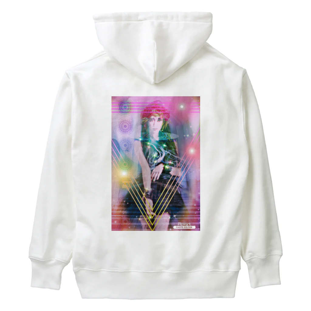 💖宇宙整体♪🌈♪こころからだチャンネル♪💖のuniversalPrincess cakra energy remix Heavyweight Hoodie