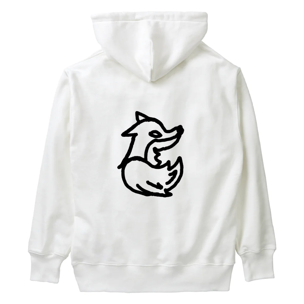 も蜘蛛くの狼 Heavyweight Hoodie