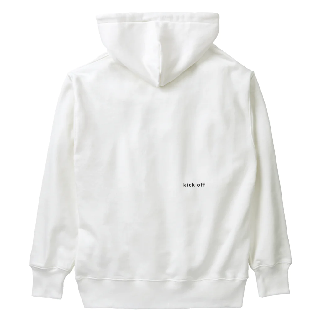 i am supporterのkick off Heavyweight Hoodie