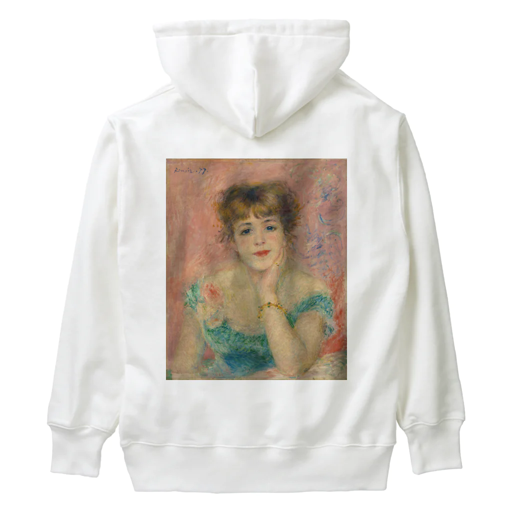 世界美術商店の女優ジャンヌ・サマリーの肖像 / Portrait of the Actress Jeanne Samary Heavyweight Hoodie