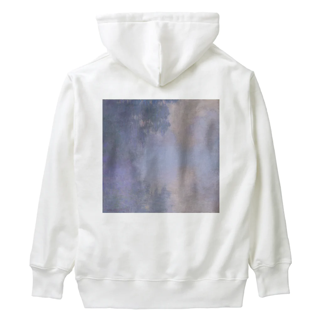 世界美術商店のジヴェルニー近郊のセーヌ川支流(霧) / Branch of the Seine near Giverny (Mist) Heavyweight Hoodie