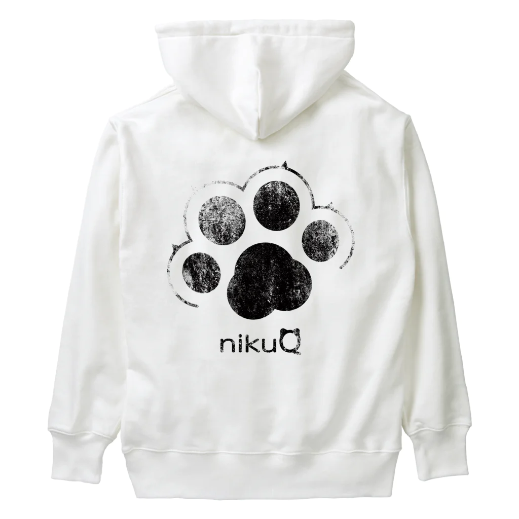 WebArtsの肉球をモチーフにしたオリジナルブランド「nikuQ」（猫タイプ）です ヘビーウェイトパーカー