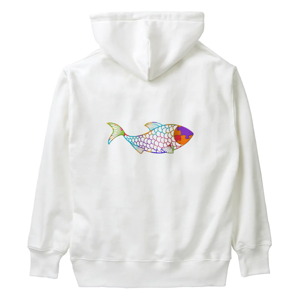 mumusの魚　jigsaw pals Heavyweight Hoodie