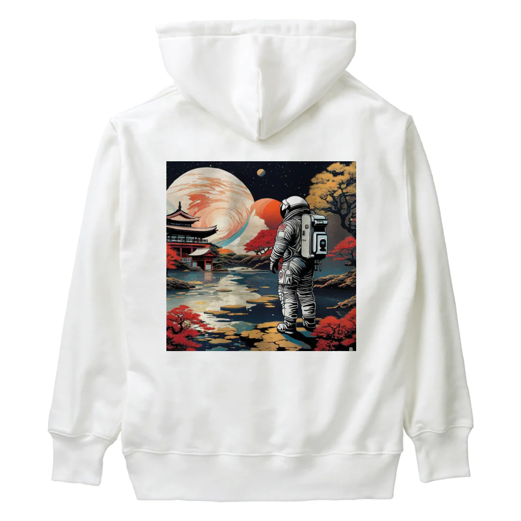 宇宙開発デザイン科の惑星『京都』 Heavyweight Hoodie