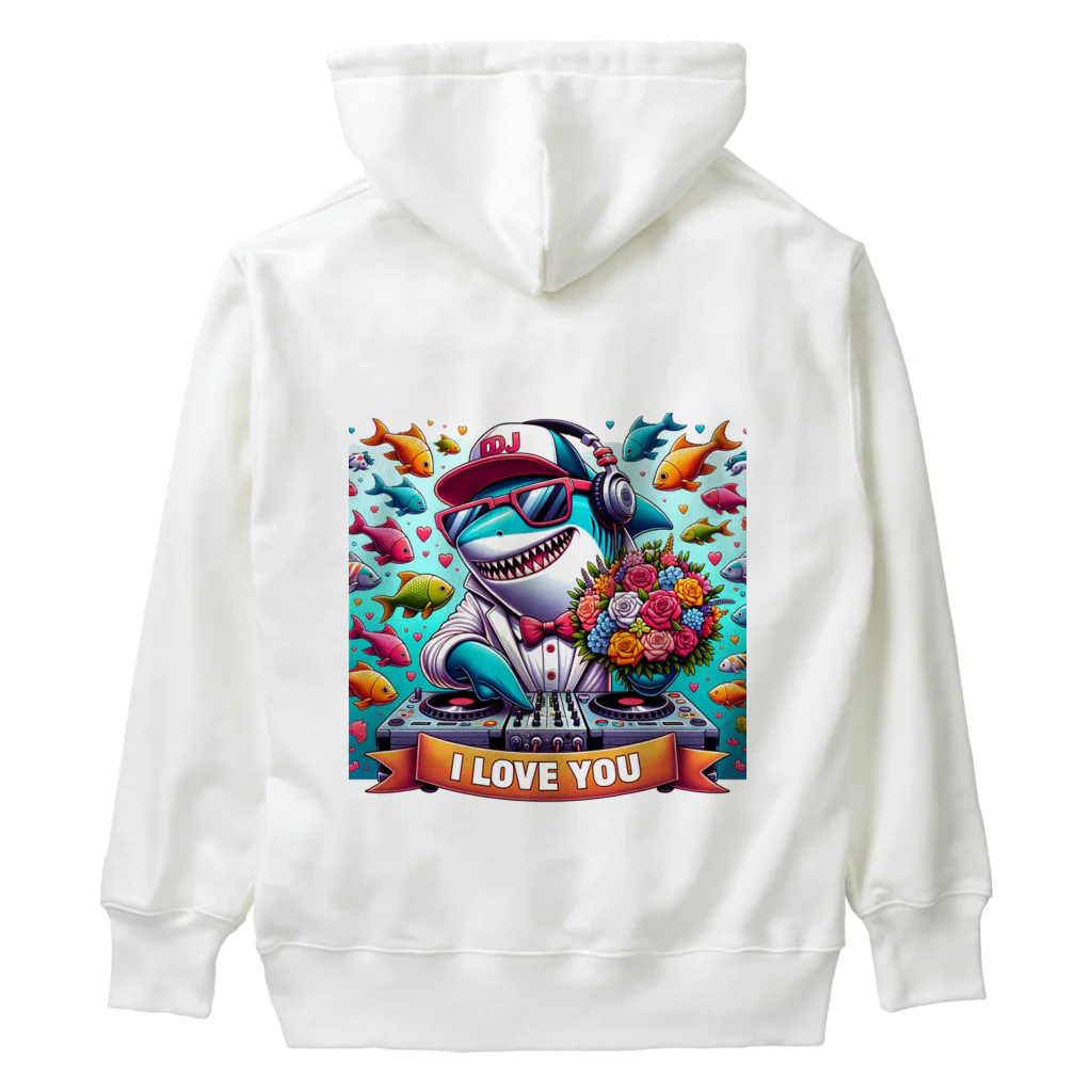 DJシャークのDJシャーク(PARY TIME) Heavyweight Hoodie