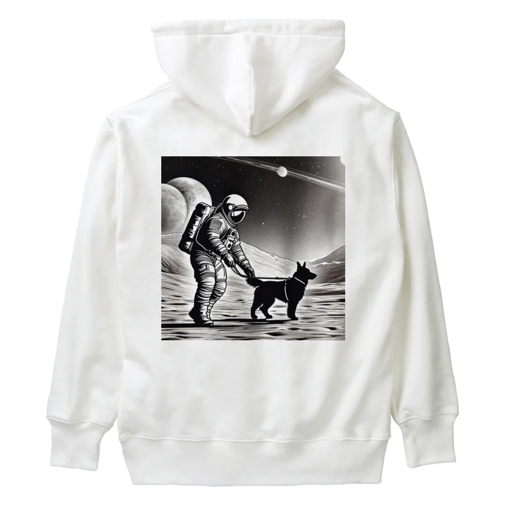 宇宙開発デザイン科の犬の散歩が日課です Heavyweight Hoodie