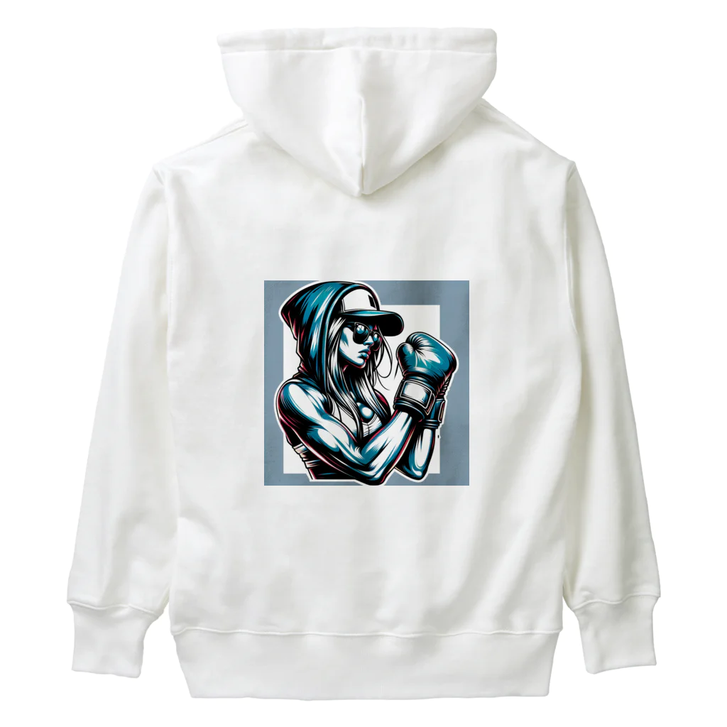 NATTOMOのボクシング女子 Heavyweight Hoodie