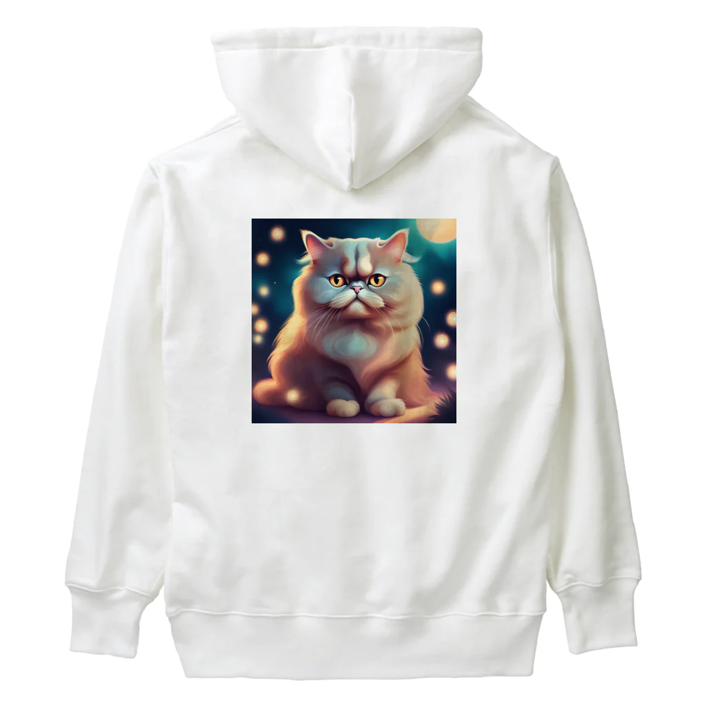 レモングラスのごきげんなペルシャ猫 Heavyweight Hoodie