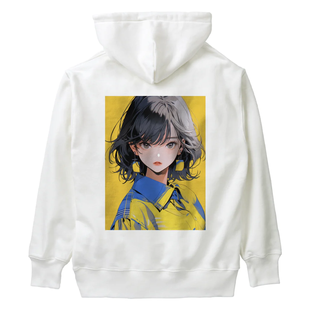 yanagi029のワイシャツ女子 Heavyweight Hoodie