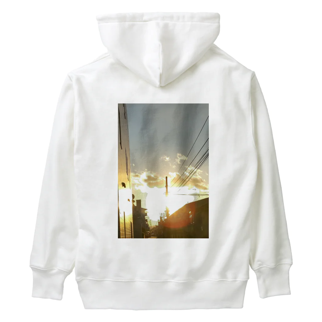 NANASHOPの夕暮れの街角 Heavyweight Hoodie