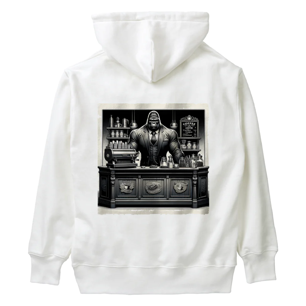 ゴリラショップのThe Mighty Gorilla Coffee Shop  Heavyweight Hoodie