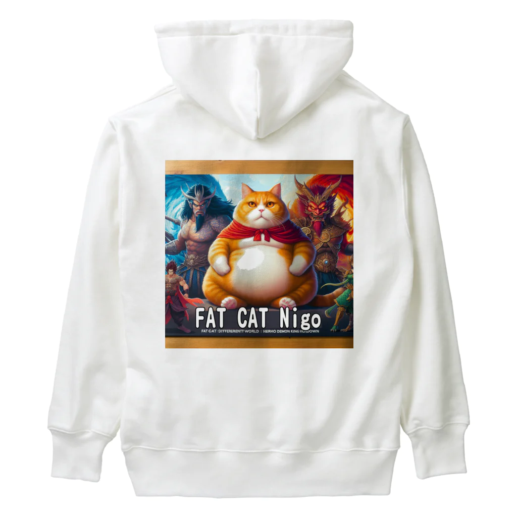 ニゴ猫　shopのFAT CAT HERO Nigo デブ猫勇者ニゴ ヘビーウェイトパーカー