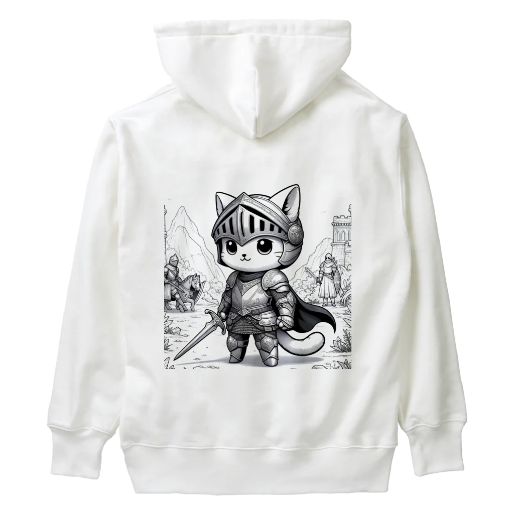 われらちきゅうかぞくのナイト キャッツ(Knight Cats) Heavyweight Hoodie