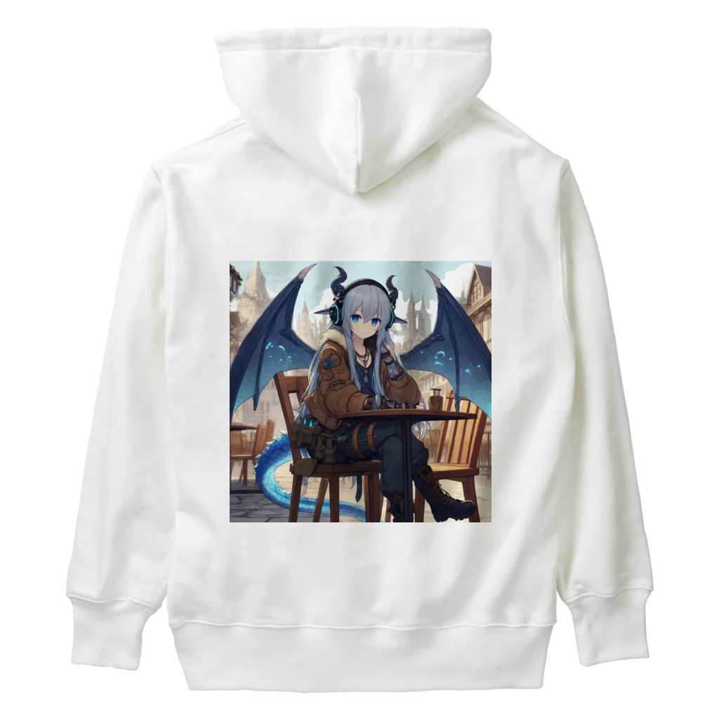 静寂工房の音の海のドラゴン（Sea Dragons） Heavyweight Hoodie